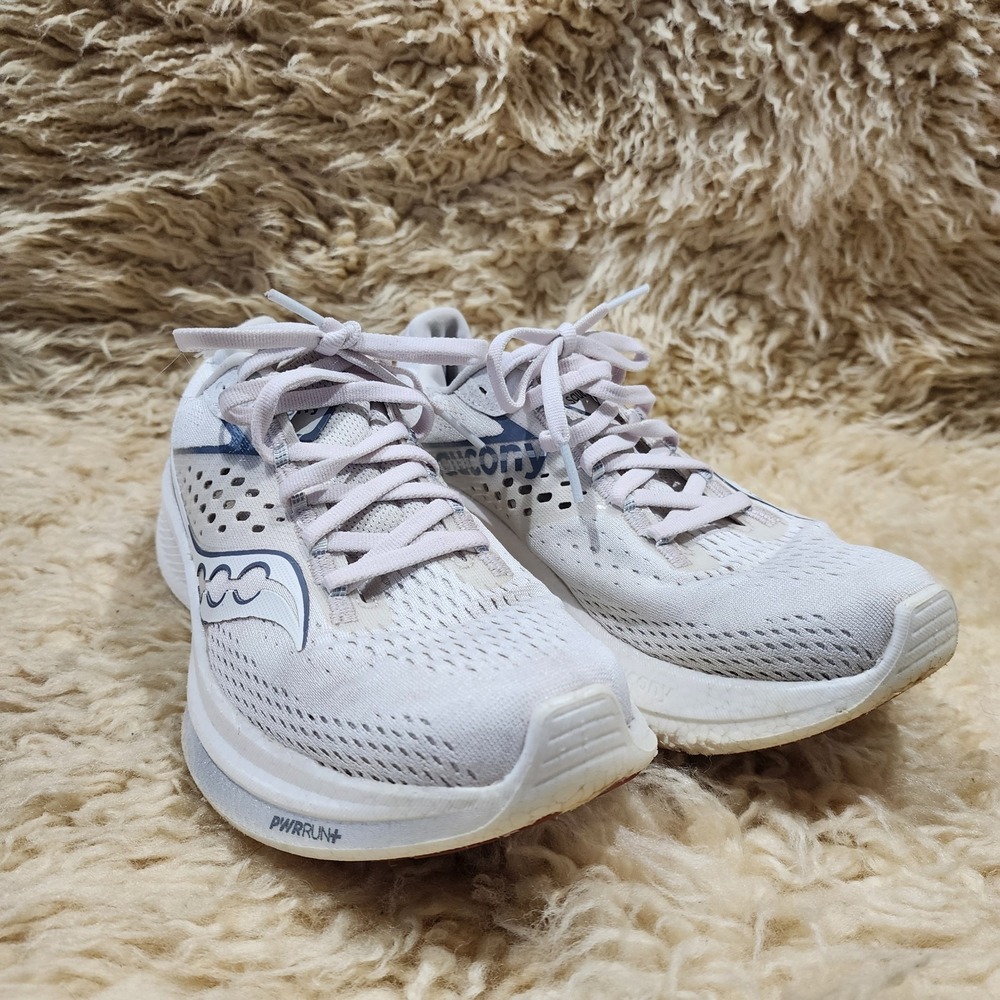 Saucony Ride 17 S10924-102 Womens US 9 Running Shoes Pearl Gum Athletic Sneakers - Picture 2 of 9